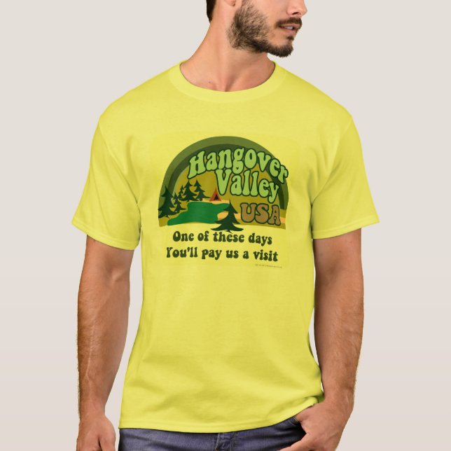 Camiseta para turistas del valle de la resaca (Anverso)