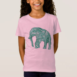 Camiseta para un chica con un elefante estampado