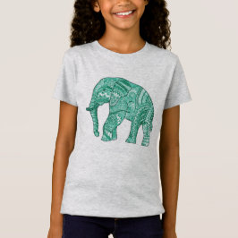 Camiseta para un chica con un elefante estampado