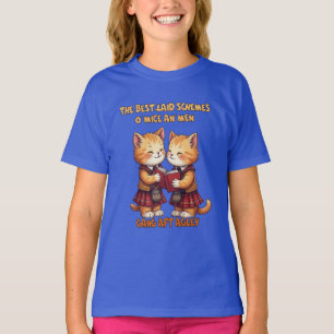 Camiseta Para Un Ratón Gatos Naranjas Recitando Burns