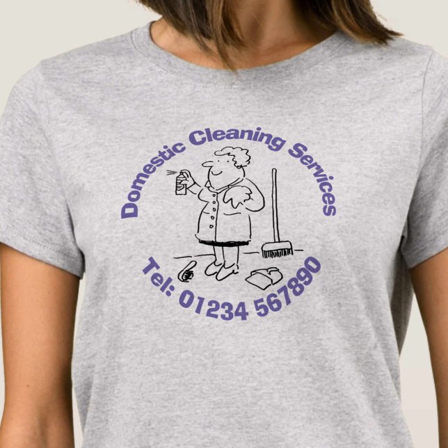 Camiseta Para un servicio más limpio - Servicios de limpiez (Subido por el creador)