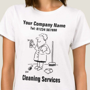 Camiseta Para un servicio más limpio: servicios de limpieza