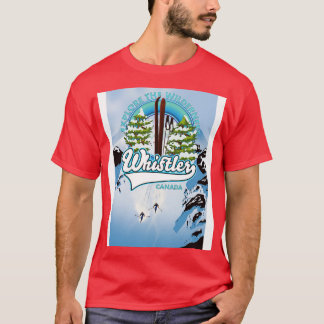 Camiseta Para una aventura poster de esquí de Whistler