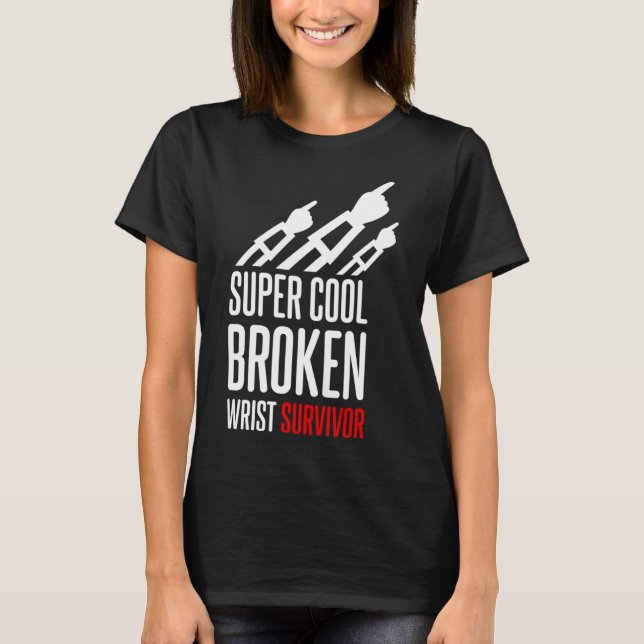 Camiseta Para Una Fractura De La Escritura Rota (Anverso)