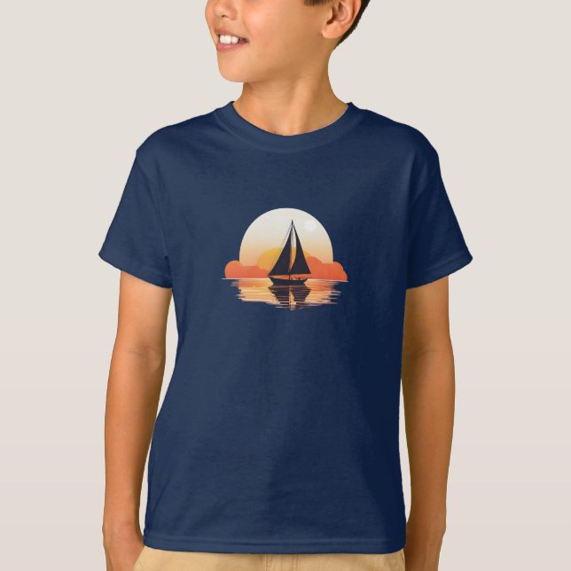 Camiseta para velero de niño (Anverso)