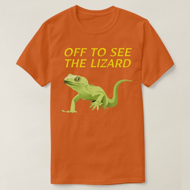 Camiseta Para Ver El Lizard (Diseño del anverso)