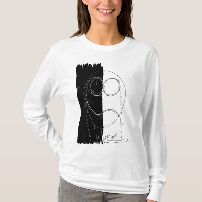 Camiseta Para verte, señoras de manga larga (Anverso)