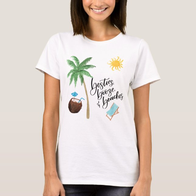 Camiseta para viaje de fin de semana de chicas – C (Anverso)