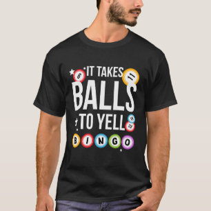 Camiseta Para Yell Bingo Player Bingo Entusiastas del Bingo