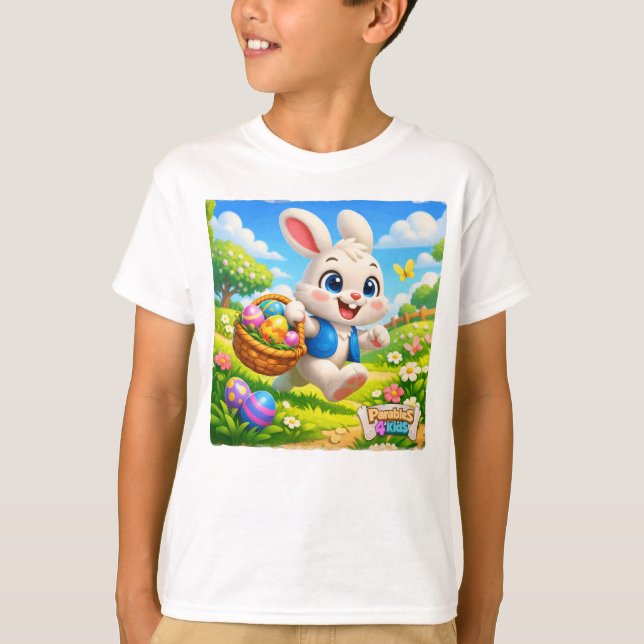 Camiseta Parables4Kids Easter Bunny (Anverso)