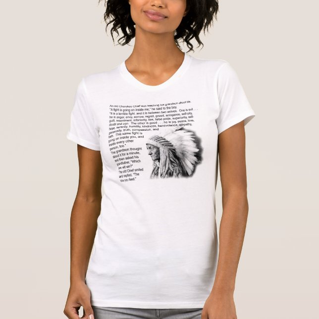 Camiseta Parábola cherokee (Anverso)