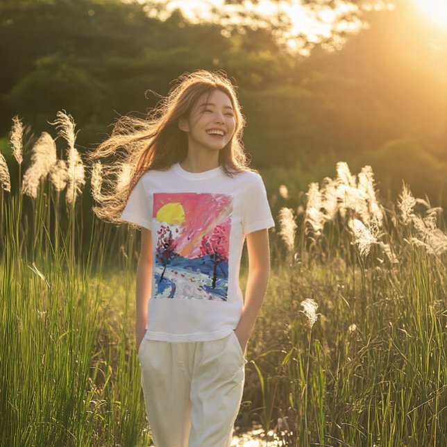Camiseta Paracaídas al atardecer (Subido por el creador)