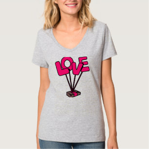 Camiseta 🎈 ❤️ Paracaídas de Amor: Flotando sobre sentimien