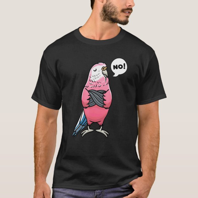 Camiseta Paracaídas de aves de loro de Bourke 3 (Anverso)