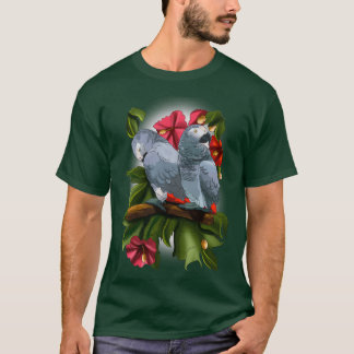 Camiseta Paracaídas de loro gris africano 1