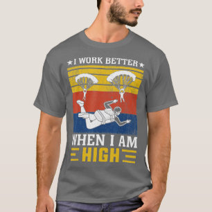 Camiseta Paracaídas de paracaidismo ascensional P