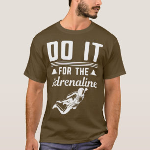Camiseta Paracaídas de Skydiving Hágalo por la Adrenalina