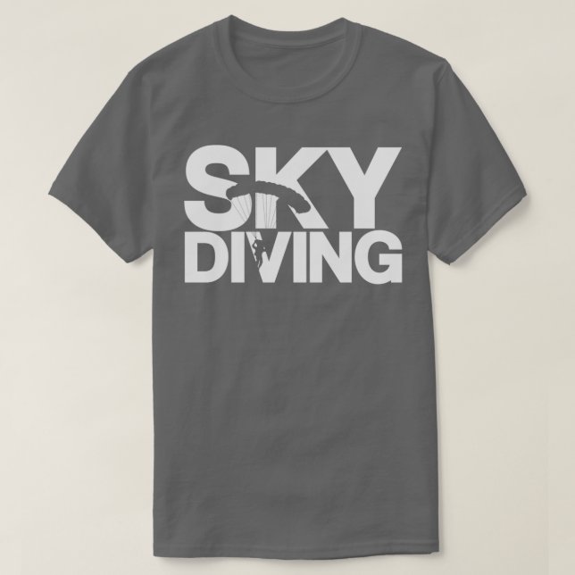 Camiseta Paracaídas de Skydiving para deportes extremos (Diseño del anverso)