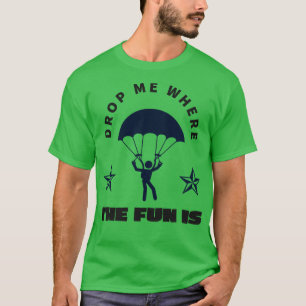 Camiseta Paracaidismo aéreo Skydive