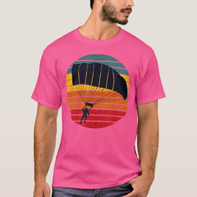 Camiseta Paracaidismo aéreo Skydiver Sunset Parachute (Anverso)