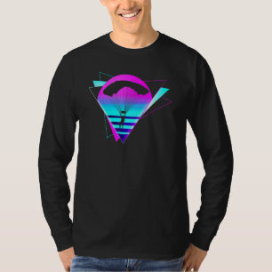Camiseta Paracaidismo ascensional parapente retro vint