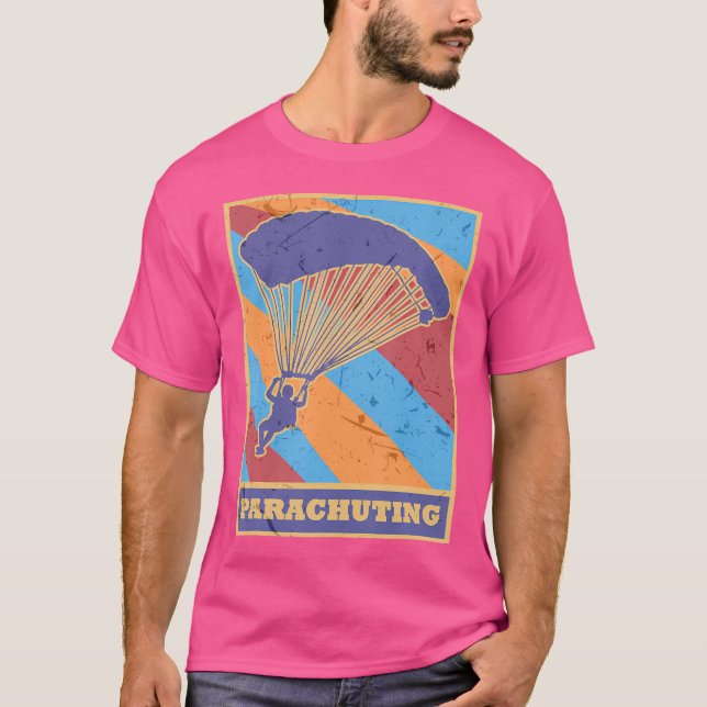 Camiseta Paracaidismo Colores Paracaídas Buceo (Anverso)