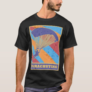 Camiseta Paracaidismo Colores Retro Vintage Paracaidista S