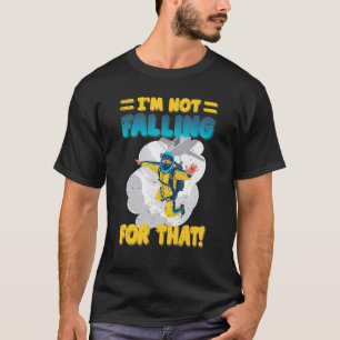 Camiseta Paracaidismo de vuelo libre No me estoy cayendo po