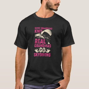 Camiseta Paracaidismo divertido para una abuela paracaidist