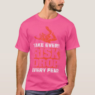 Camiseta Paracaidismo en paracaidismo aéreo Skydiver