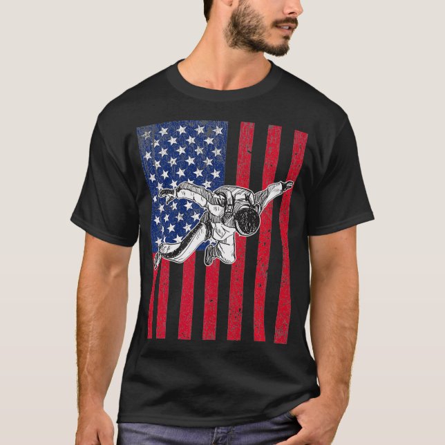 Camiseta Paracaidismo en Skydiving Premium _20 (Anverso)