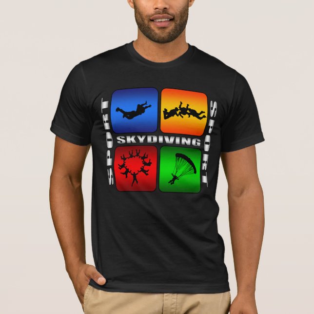 Camiseta Paracaidismo Espectacular (Anverso)