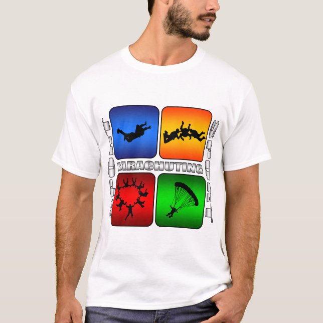 Camiseta Paracaidismo Espectacular (Anverso)