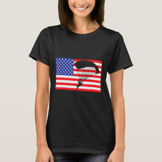 Camiseta Paracaidismo Estados Unidos Bandera Americana Para