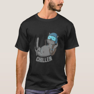 Camiseta Paracaidismo Gato Chillin
