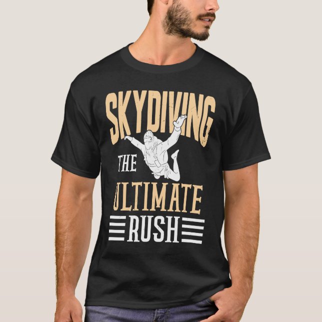 Camiseta Paracaidismo la emoción definitiva (Anverso)