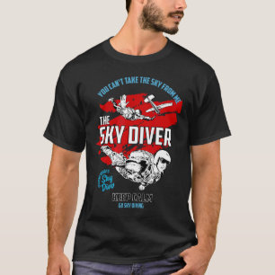 Camiseta Paracaidismo Mantén la Calma Ve a Saltar en Paraca