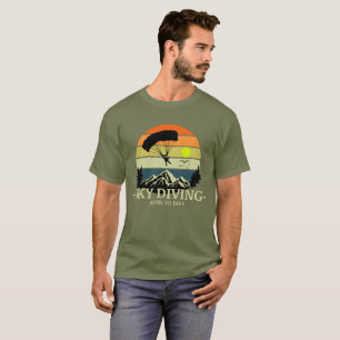 Camiseta Paracaidismo Nacido Para Saltar Deportes Extremos 