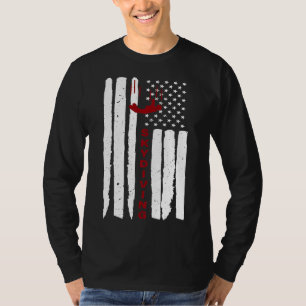 Camiseta Paracaidismo Paracaidista Bandera De Usa Regalo Re