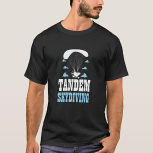 Camiseta Paracaidismo Tandem Paracaídas Divertido Paracaidi