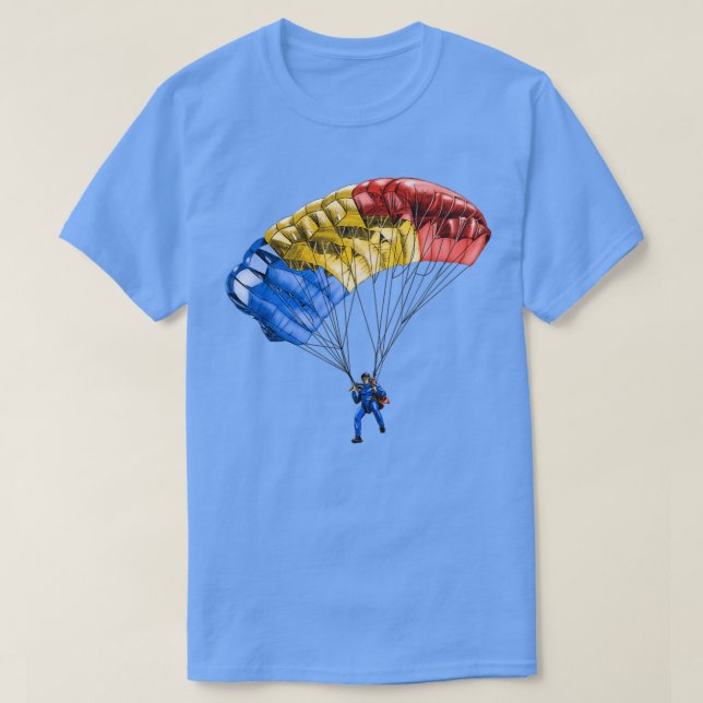 Camiseta Paracaidista 16 (Diseño del anverso)