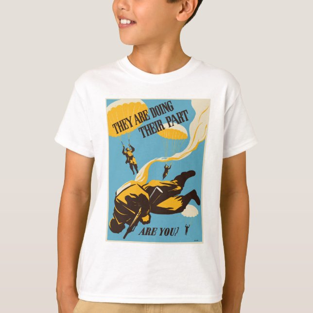 Camiseta Paracaidista de WWII (Anverso)