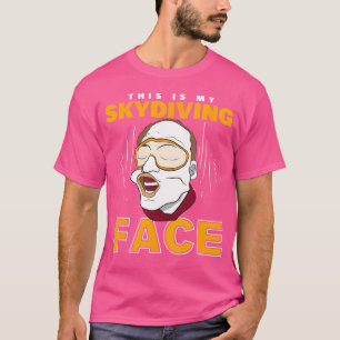 Camiseta Paracaidista Esta Es Mi Cara De Paracaidismo Parac