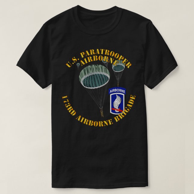 Camiseta Paracaidista estadounidense 173 Bde (Diseño del anverso)