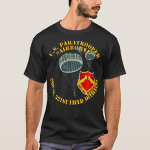 Camiseta Paracaidista estadounidense 2ª Bn 321ª Artillería