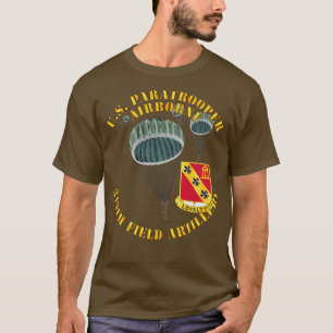 Camiseta Paracaidista estadounidense 319th Field Artillery