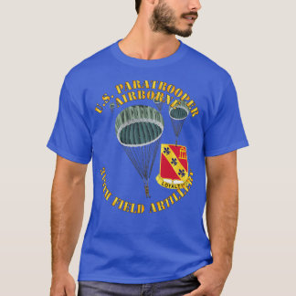 Camiseta Paracaidista estadounidense 319th Field Artillery 