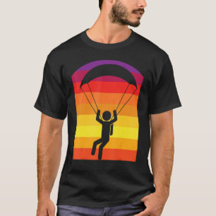 Camiseta Paracaidista Retro Sun Skydiver