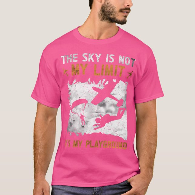 Camiseta Paracaidista Skydist Parapente Parapente Skyalgún (Anverso)