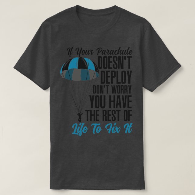 Camiseta Paracaidista Skydiving Extreme Air Sports2 (Diseño del anverso)